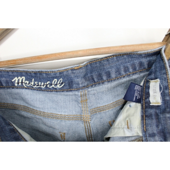 Madewell NEW Open Hem Cut Off Shorts 24 26 - Picture 4 of 5